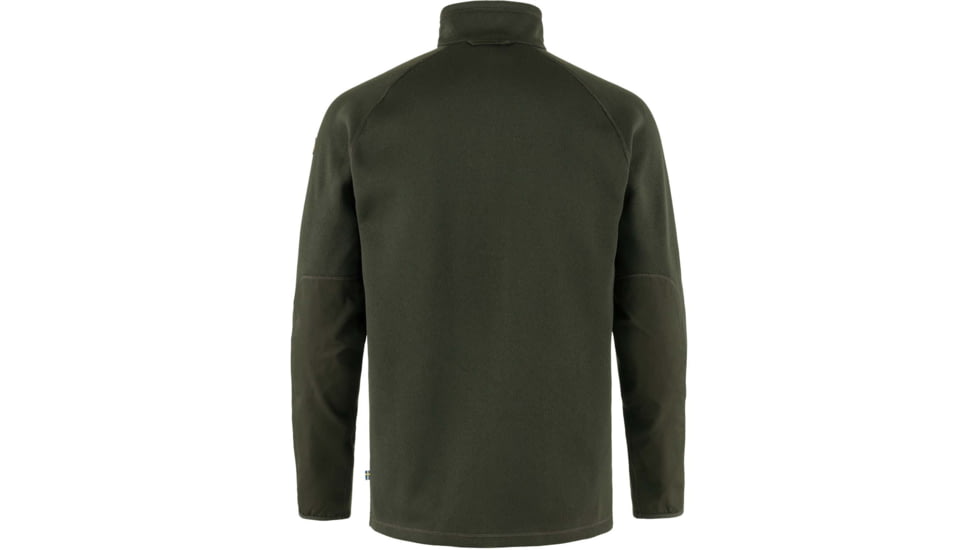 Fjallraven Ovik Fleece Half Zip - Mens, Deep Forest, Small, F87154-662-S