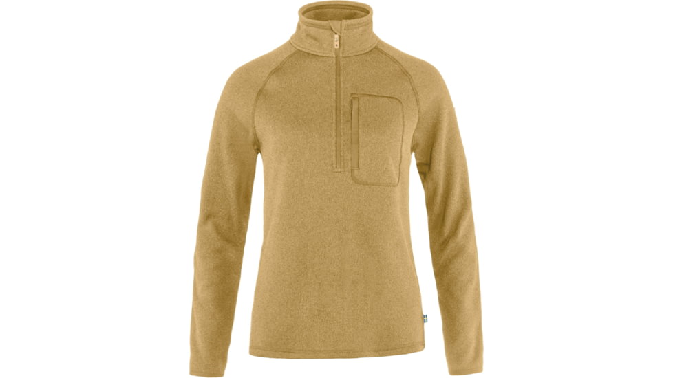 Fjallraven Ovik Fleece Half Zip - Womens, Dune Beige, Small, F87155-196-S