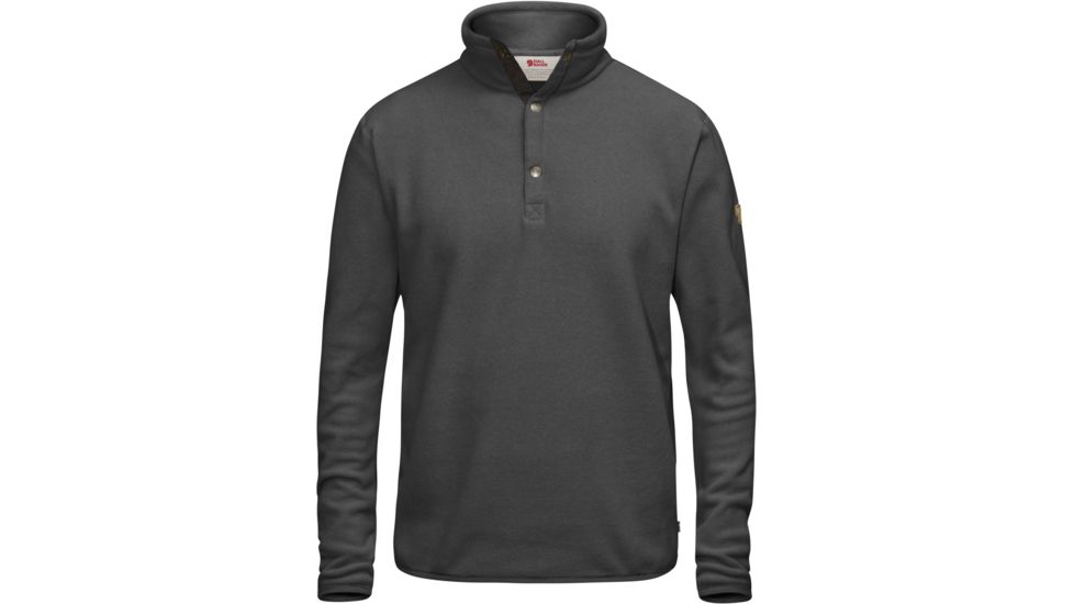 Fjallraven Ovik Fleece Sweater - Men's-Dark Grey-Medium