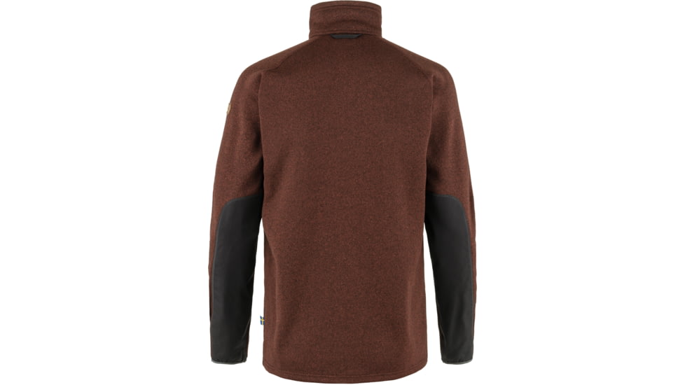 Fjallraven Ovik Fleece Zip Sweater - Mens, Autumn Leaf, Extra Large, F87317-215-XL