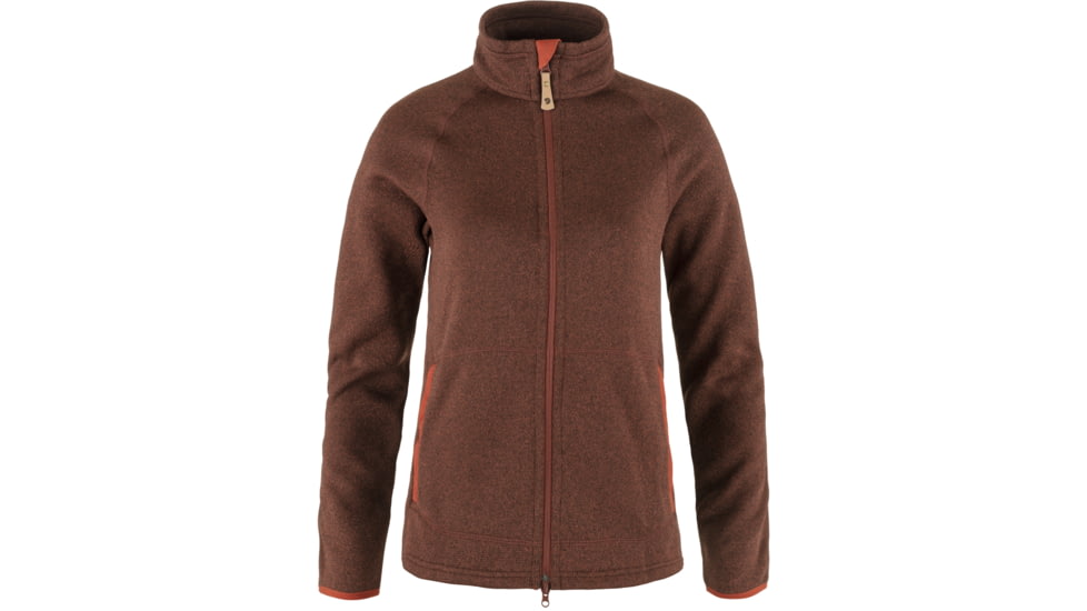 Fjallraven Ovik Fleece Zip Sweater - Womens, Autumn Leaf, Small, F83520-215-S