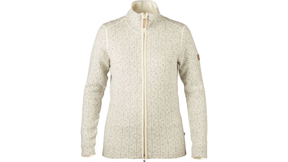 Fjallraven Ovik Frost Cardigan - Women's-Ecru-Small