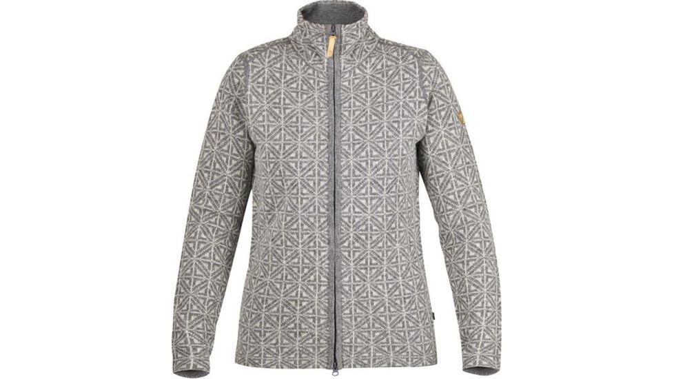 Fjallraven Ovik Frost Cardigan - Womens, Dark Grey, Extra Small, F89772-030-XS