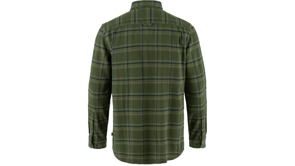 Fjallraven Ovik Heavy Flannel Shirt - Mens, Deep Forest/Laurel Green, Large, F82978-662-625-L
