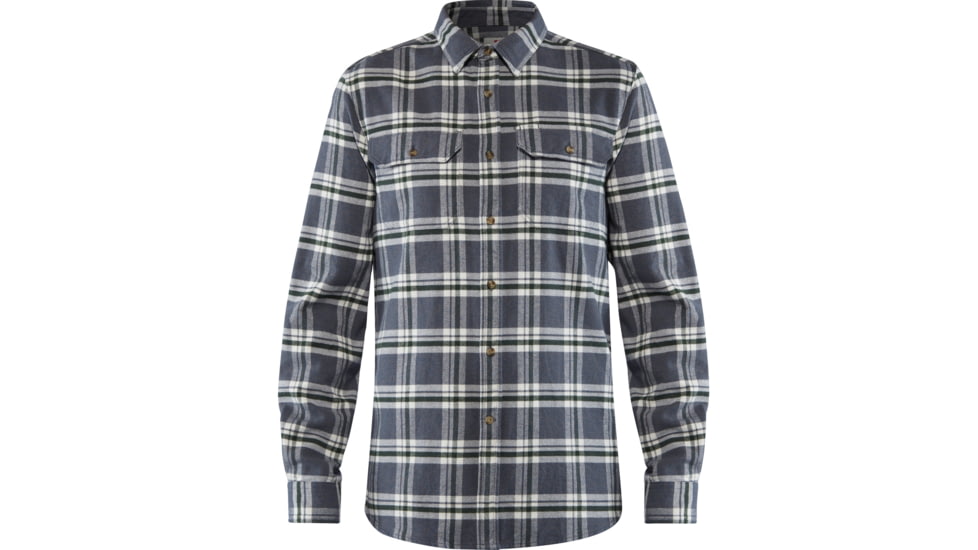 Fjallraven Ovik Heavy Flannel Shirt - Mens, Dusk, Extra Small, F82978-042-XS