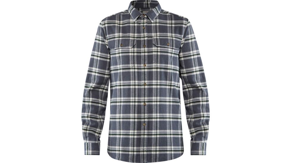 Fjallraven Ovik Heavy Flannel Shirt - Mens, Dusk, Small, F82978-042-S