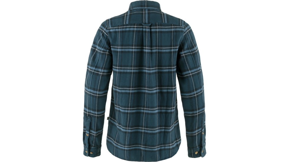 Fjallraven Ovik Heavy Flannel Shirt - Womens, Indigo Blue/Dark Navy, 2XS, F86999-534-555-XXS