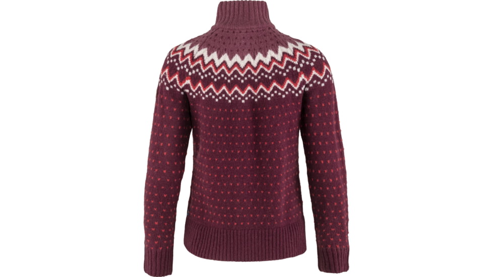 Fjallraven Ovik Knit Cardigan - Womens, Dark Garnet, 2XS, F84148-356-XXS