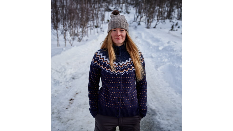 Fjallraven Ovik Knit Cardigan - Womens, Dark Navy, 2XS, F84148-555-XXS