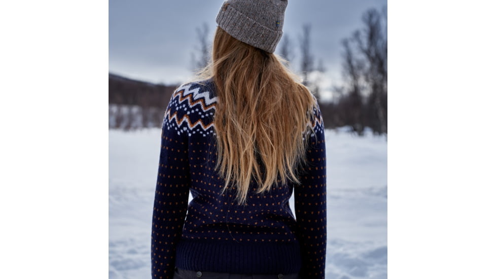 Fjallraven Ovik Knit Cardigan - Womens, Dark Navy, 2XS, F84148-555-XXS