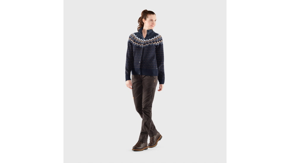 Fjallraven Ovik Knit Cardigan - Womens, Dark Navy, 2XS, F84148-555-XXS