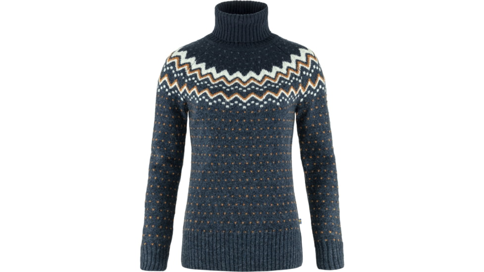 Fjallraven Ovik Knit Roller Neck - Womens, Navy-Dark Navy, Extra Small, F84792-560-555-XS