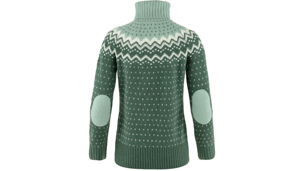 Fjallraven Ovik Knit Roller Neck - Womens, Medium, Deep Patina/Misty Green, F84792-679-674-M