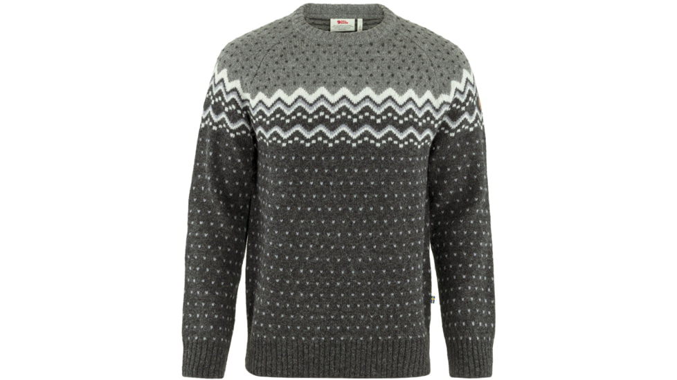 Fjallraven Ovik Knit Sweater - Mens, Dark Grey-Grey, 2XL, F81829-030-020-XXL