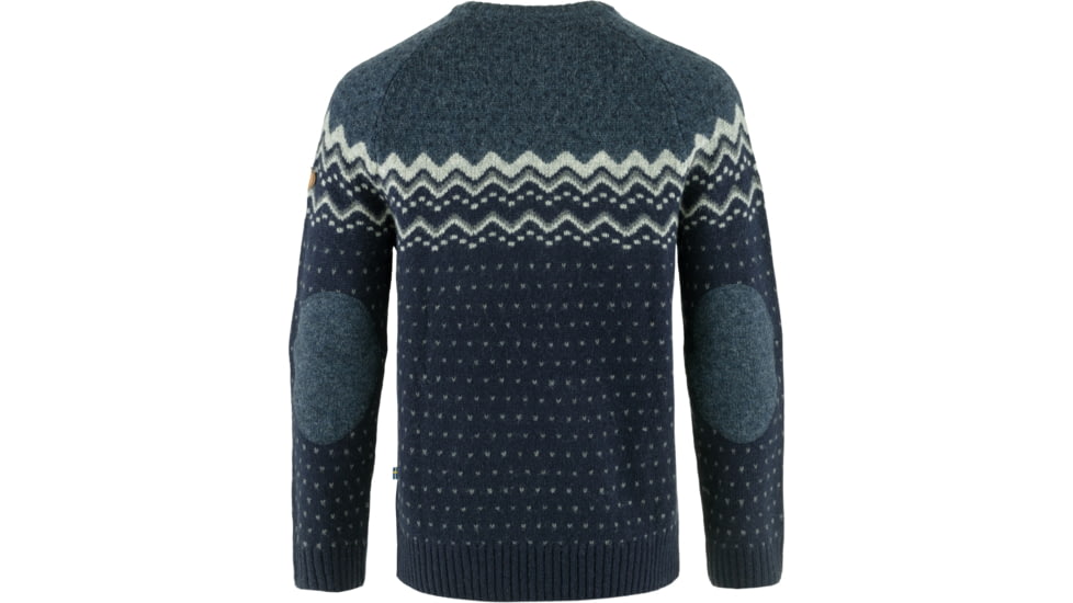 Fjallraven Ovik Knit Sweater - Mens, Dark Navy/Mountain Blue, Large, F81829-555-570-L