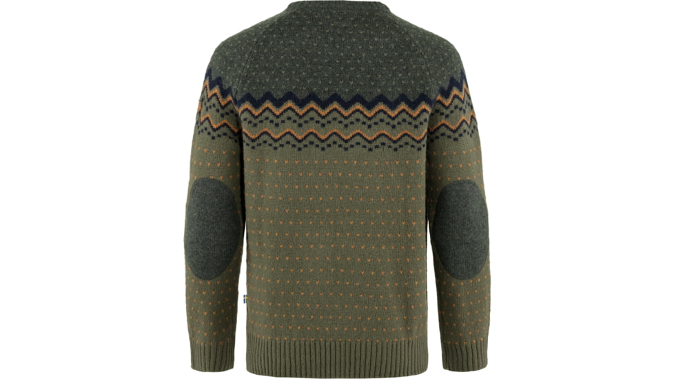 Fjallraven Ovik Knit Sweater - Mens, Laurel Green-Deep Forest, Large, F81829-625-662-L
