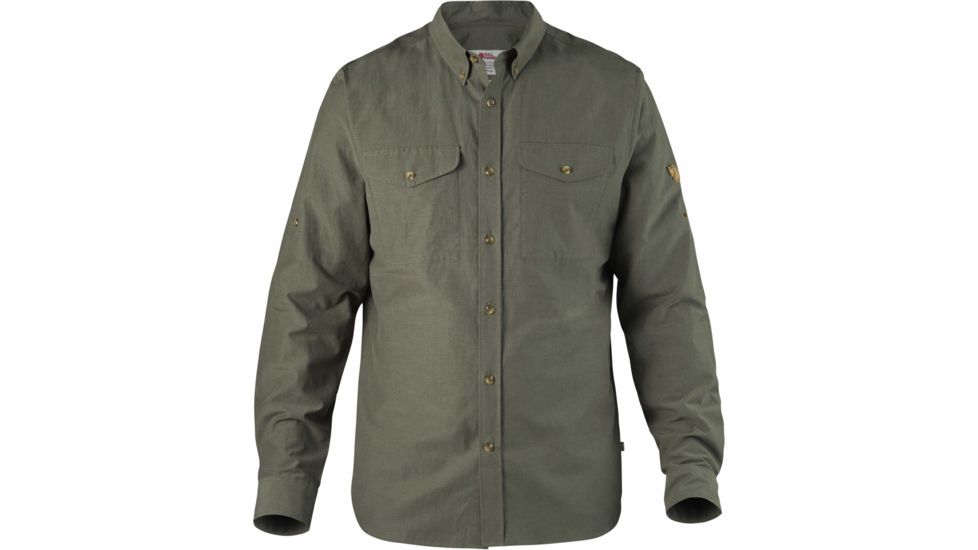 Fjallraven Ovik Lite Shirt - Men's-Mountain Grey-Small