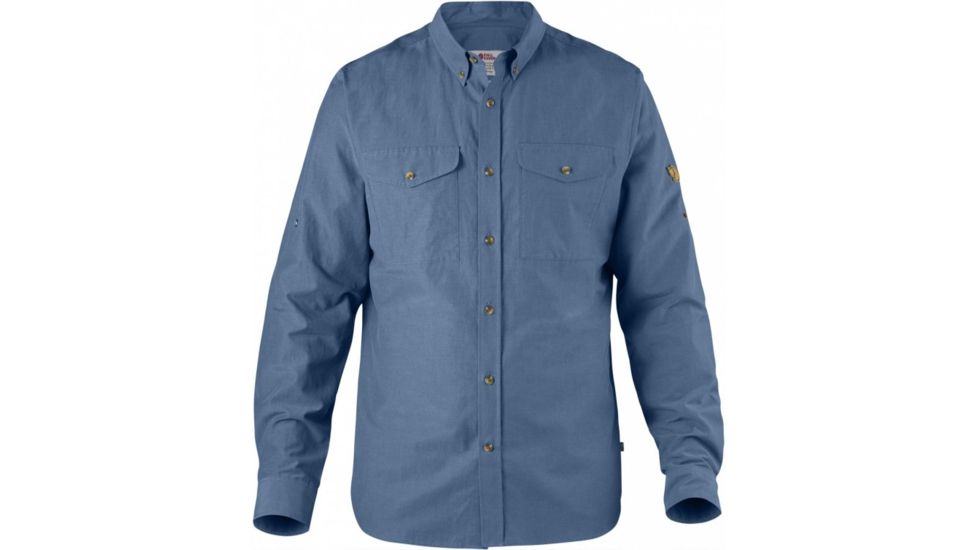 Fjallraven Ovik Lite Shirt - Mens, Medium, Blue Ridge, F81546519M