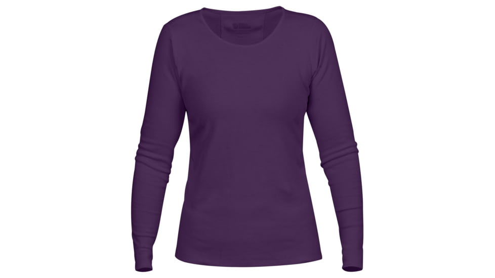 Fjallraven Ovik Long Sleeve Top - Women's, Amethyst, Medium, F89911-588-M