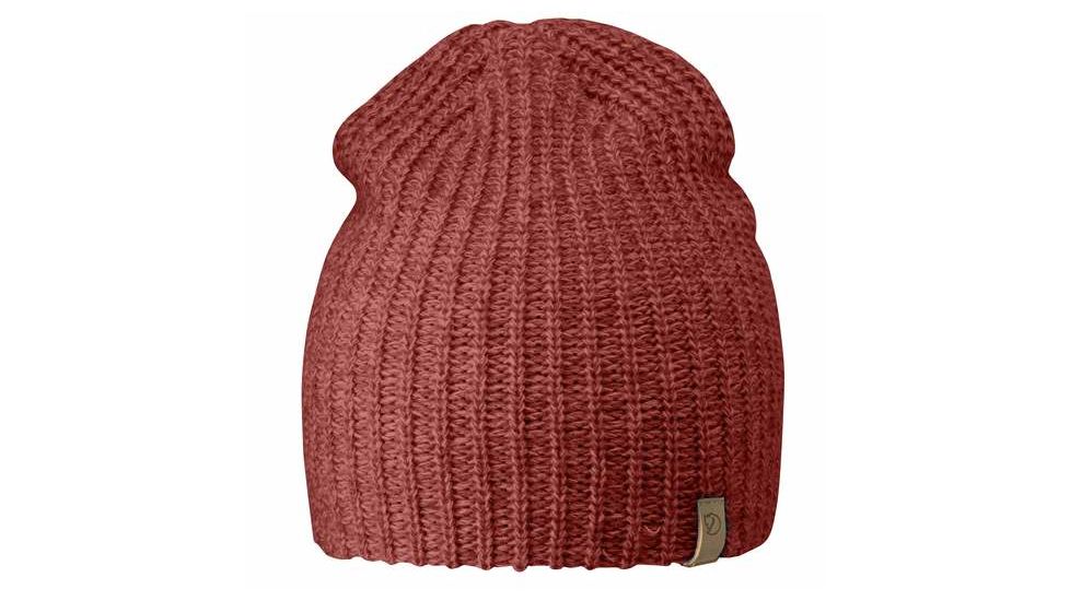 Fjallraven Ovik Melange Beanie - Mens, Dahlia, One Size, F77261-307-1 Size