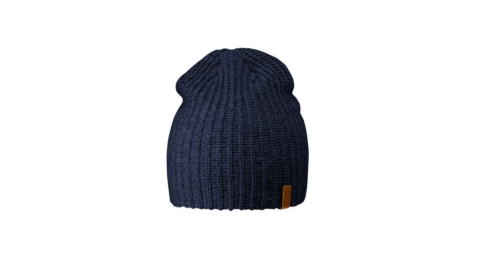 Fjallraven Ovik Melange Beanie - Men's-Navy