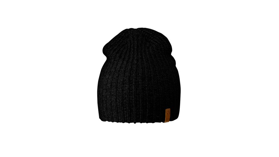 Fjallraven Ovik Melange Beanie - Mens-Black