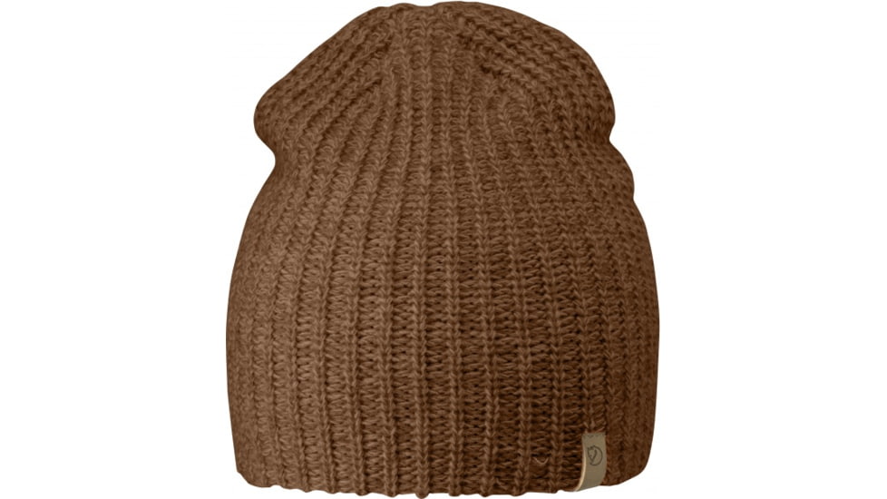 Fjallraven Ovik Melange Beanie - Mens-Chestnut