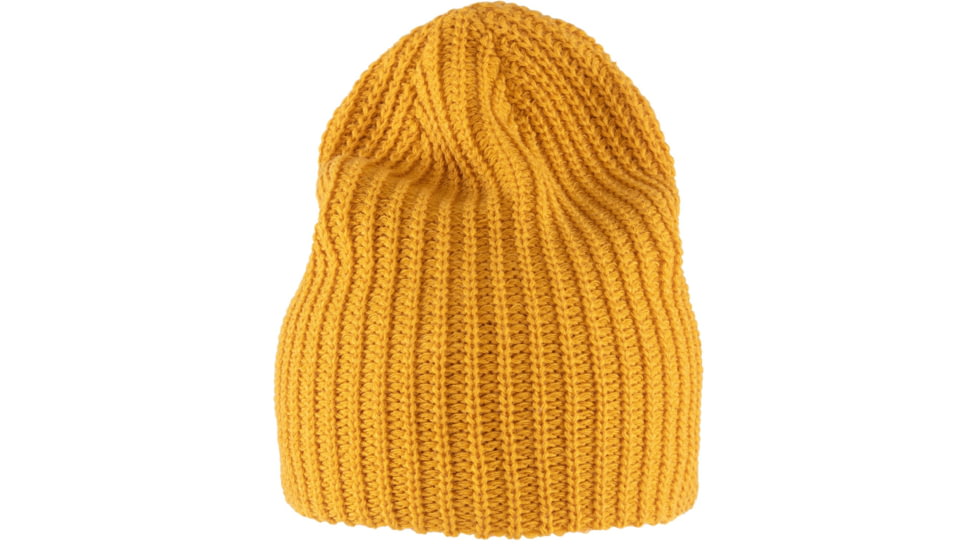 Fjallraven Ovik Melange Beanie, Mustard, One Size, F77261-161-OS