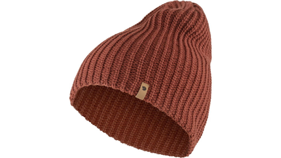 Fjallraven Ovik Melange Beanie, Terracotta Pink, One Size, F77261-306-OS