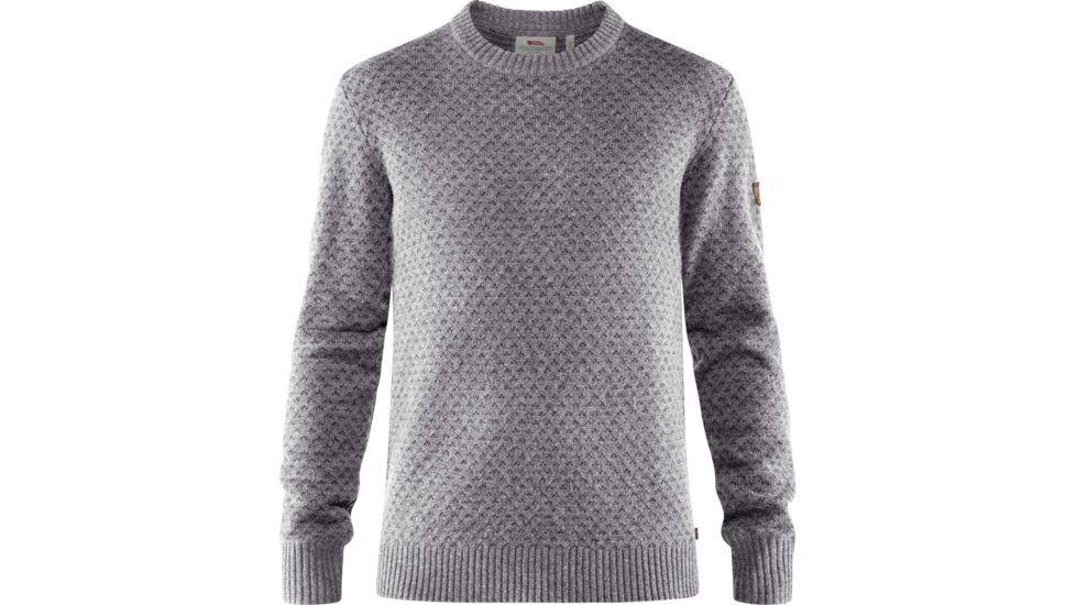Fjallraven Ovik Nordic Sweater - Mens, Grey, Small, F82020-020-S