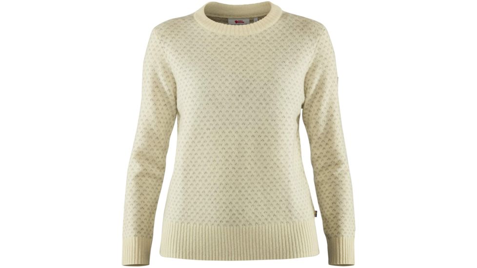 Fjallraven Ovik Nordic Sweater - Womens, Chalk White, Large, F89749-113-L