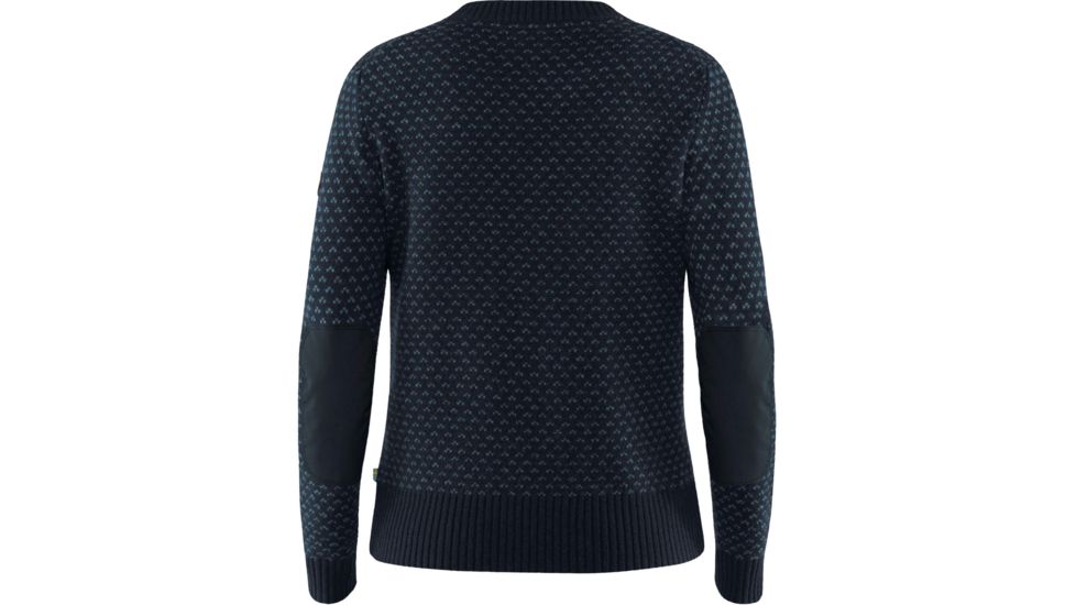 Fjallraven Ovik Nordic Sweater - Womens, Dark Navy, Large, F89749-555-L
