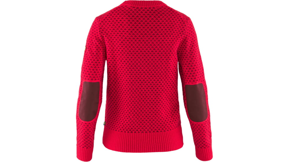 Fjallraven Ovik Nordic Sweater - Womens, True Red, Large, F89749-334-L