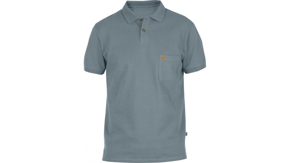Fjallraven Ovik Pique Shirt - Men's-Steel Blue-Medium