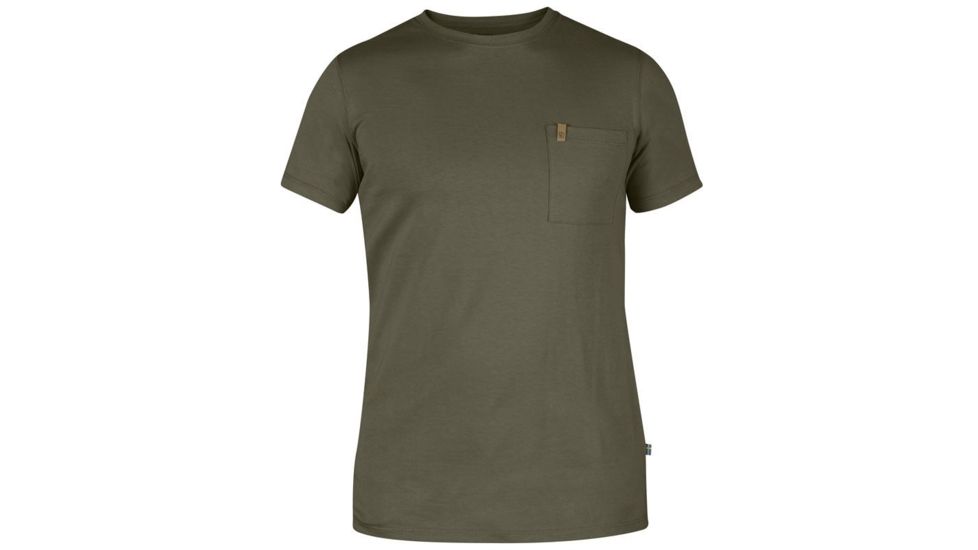 Fjallraven Ovik Pocket T-Shirt - Men's -Tarmac-Small