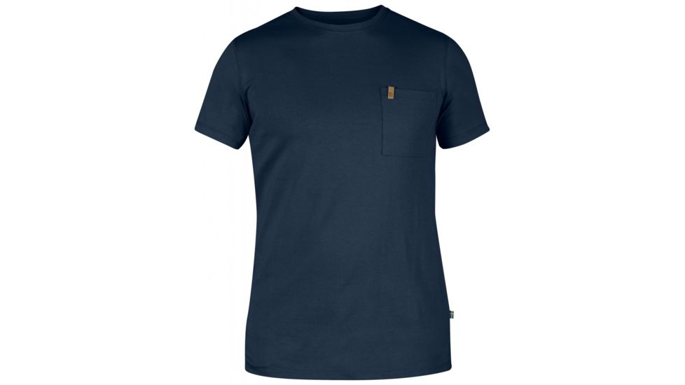 Ovik Pocket T-Shirt - Mens -Dark Navy-Small