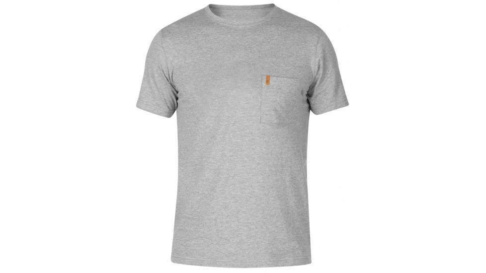 Ovik Pocket T-Shirt - Mens -Grey-Small