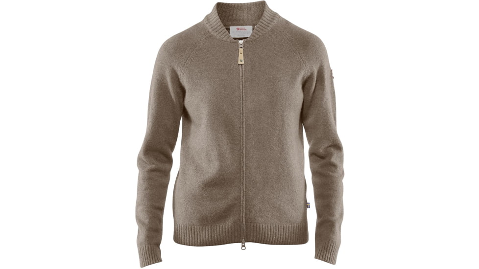 Fjallraven Ovik Re-Wool Zip Jacket - Womens, Driftwood, F89808-229-M