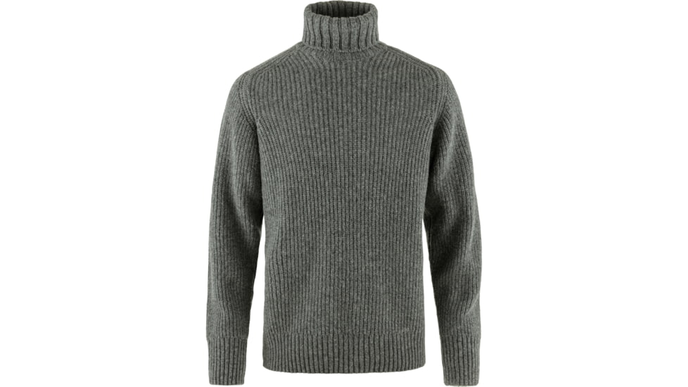 Fjallraven Ovik Roller Neck Sweater - Mens, Large, Grey/Melange, F87072-020-999-L