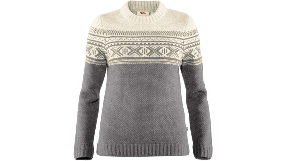 Fjallraven Ovik Scandinavian Sweater - Womens, Grey, Small, F89908-020-S
