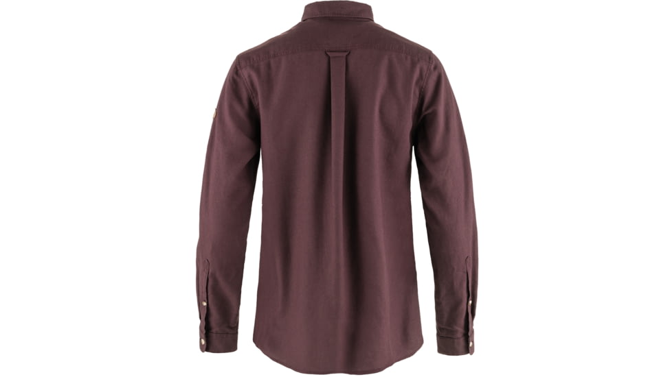 Fjallraven Ovik Travel Long Sleeve Shirt - Womens, Port, Small, F89843-357-S