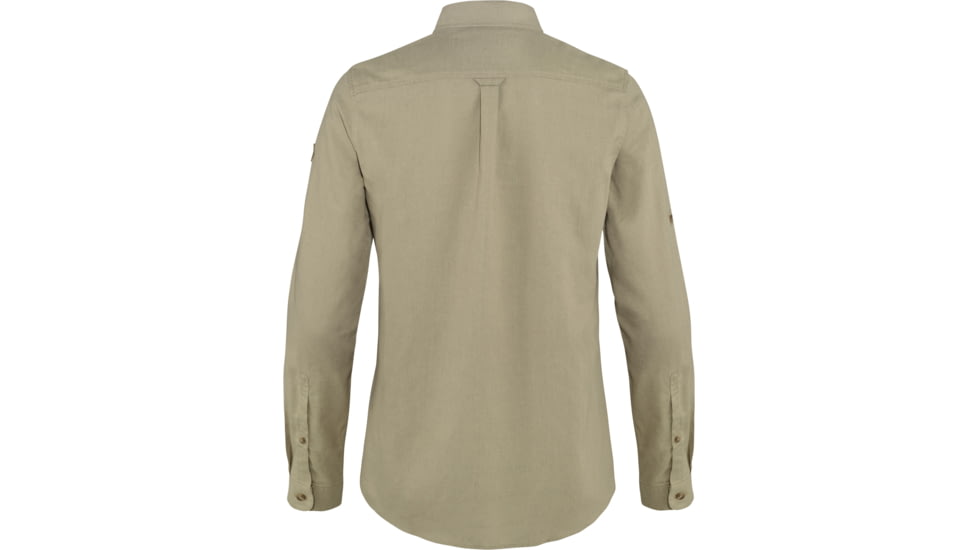Fjallraven Ovik Travel Long Sleeve Shirt - Womens, Sand Stone, Small, F89843-195-S
