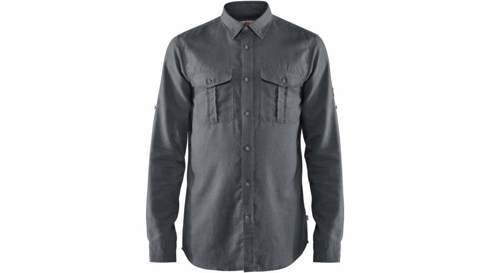 Fjallraven Ovik Travel Shirt Long Sleeve - Mens, Dusk, Extra Small, F82999-42-XS