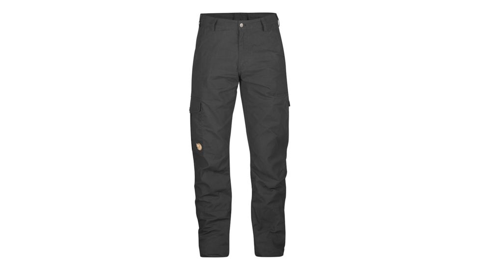 Fjallraven Ovik Trousers - Men's-Dark Grey-32 Waist