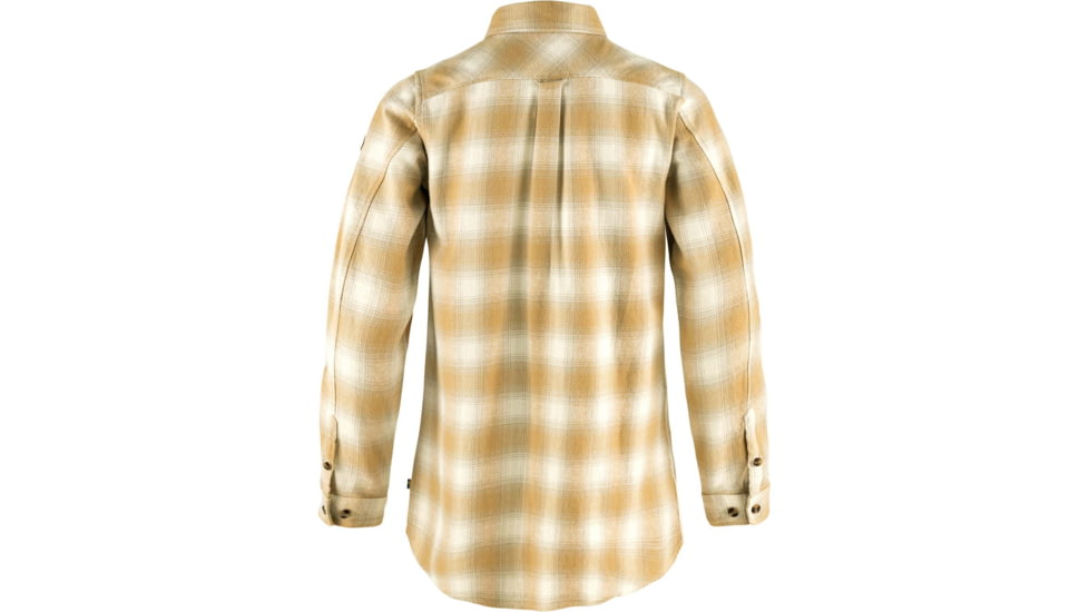 Fjallraven Ovik Twill Shirt Long Sleeve - Womens, Chalk White/Dune Beige, 2XS, F87120-113-196-XXS