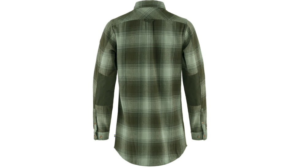 Fjallraven Ovik Twill Shirt Long Sleeve - Womens, Deep Forest-Patina Green, Medium, F84134-662-614-M