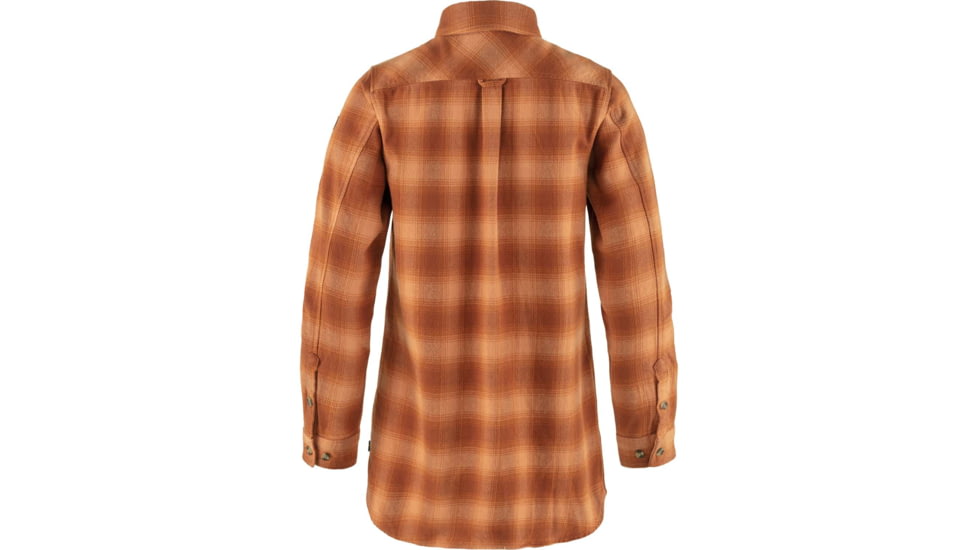 Fjallraven Ovik Twill Shirt Long Sleeve - Womens, Desert Brown/Autumn Leaf, Small, F87120-242-215-S