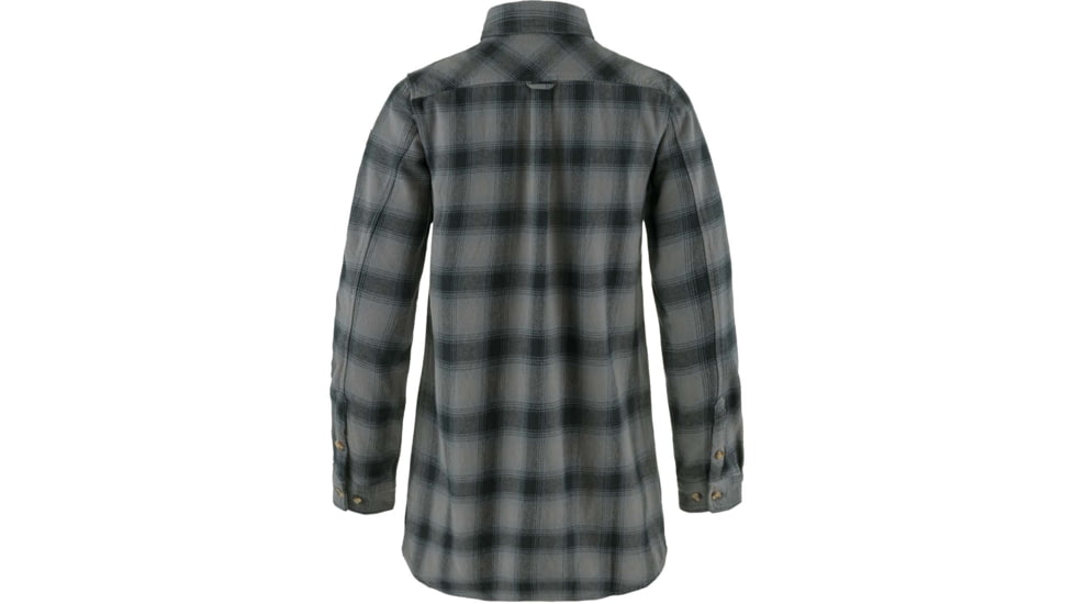Fjallraven Ovik Twill Shirt Long Sleeve - Womens, Iron Grey/Grey, Small, F87120-048-020-S