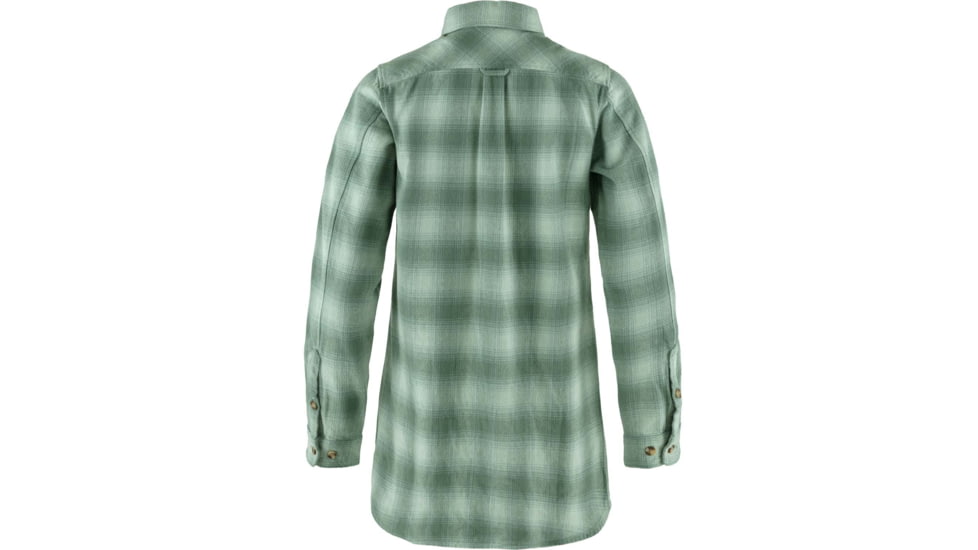 Fjallraven Ovik Twill Shirt Long Sleeve - Womens, Misty Green/Patina Green, Extra Large, F87120-674-614-XL