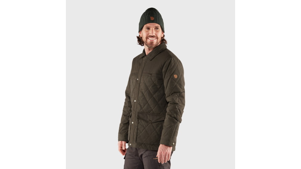 Fjallraven Ovik Wool Padded Jacket - Mens, Dark Olive, Small, F84127-633-S